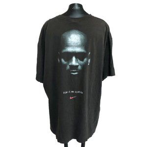 SOLD VTG 90s Nike Air Jordan Michael Jordan Fear Illusion Front Back Graphic
